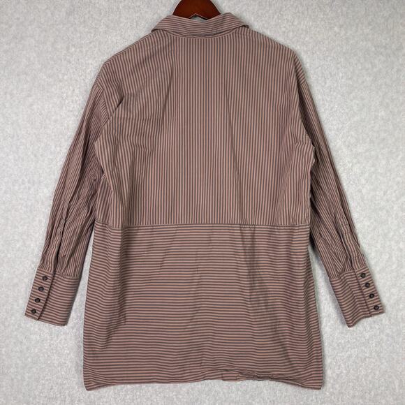 Free People Lakehouse Oversize Shirt In Pink Size XS - Picture 5 of 9
